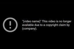 Avoid a copyright strike on YouTube