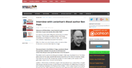 Ben Peek – Leviathan’s Blood book launch marketing campaign